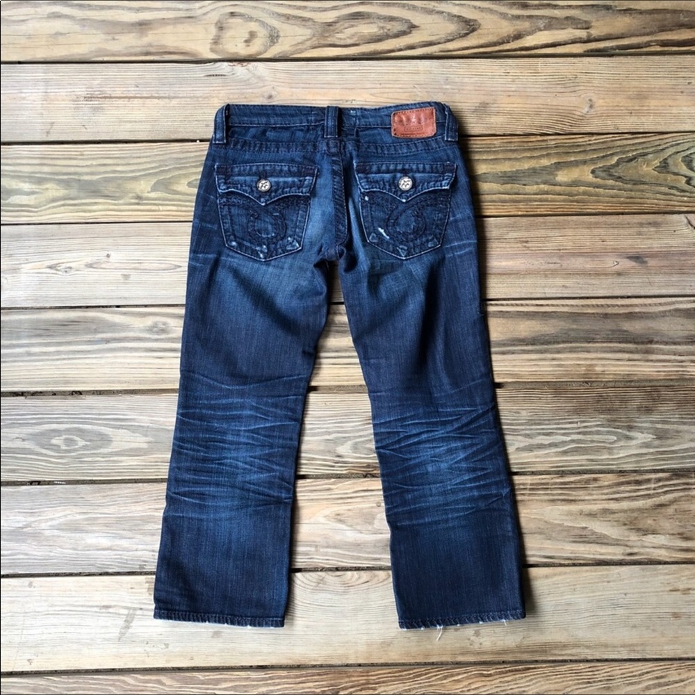 Big Star Liv Capris Factory distressed